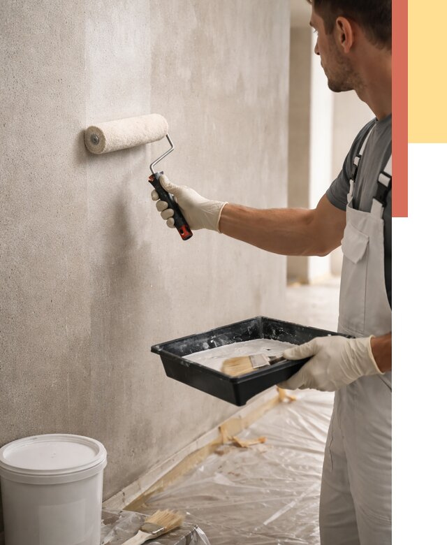 Грунтовка стен в Братске от 2245 руб. м2 — быстро, недорого, с материалом | ОТДЕЛОЧНИК-Брт