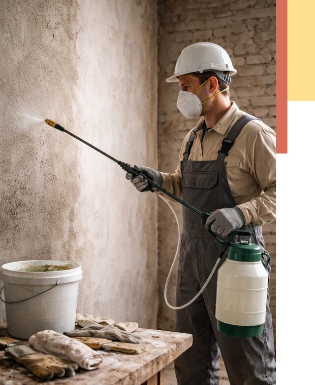 Антисептическая обработка стен в Братске от 1224 руб. — быстро и недорого | ОТДЕЛОЧНИК-Брт