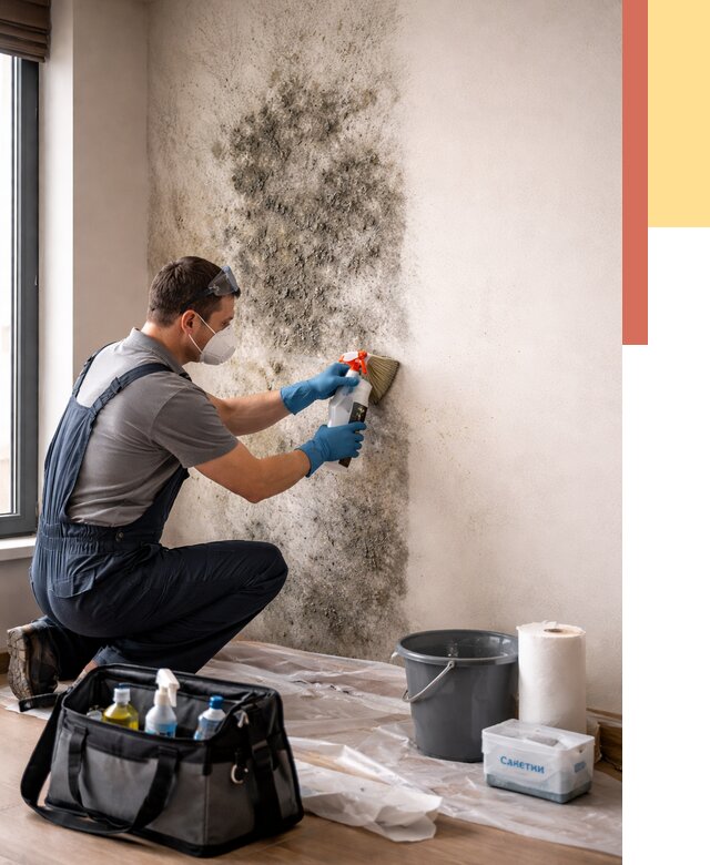 Удаление плесени со стен в Братске от 2194 руб. — быстро и недорого | ОТДЕЛОЧНИК-Брт