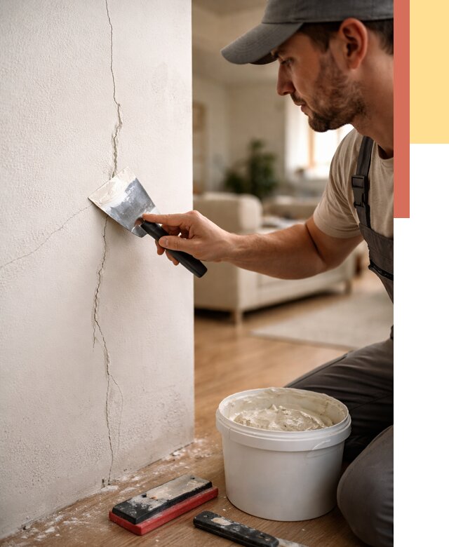 Заделка трещин и сколов в Братске от 2500 руб. — быстро и недорого | ОТДЕЛОЧНИК-Брт