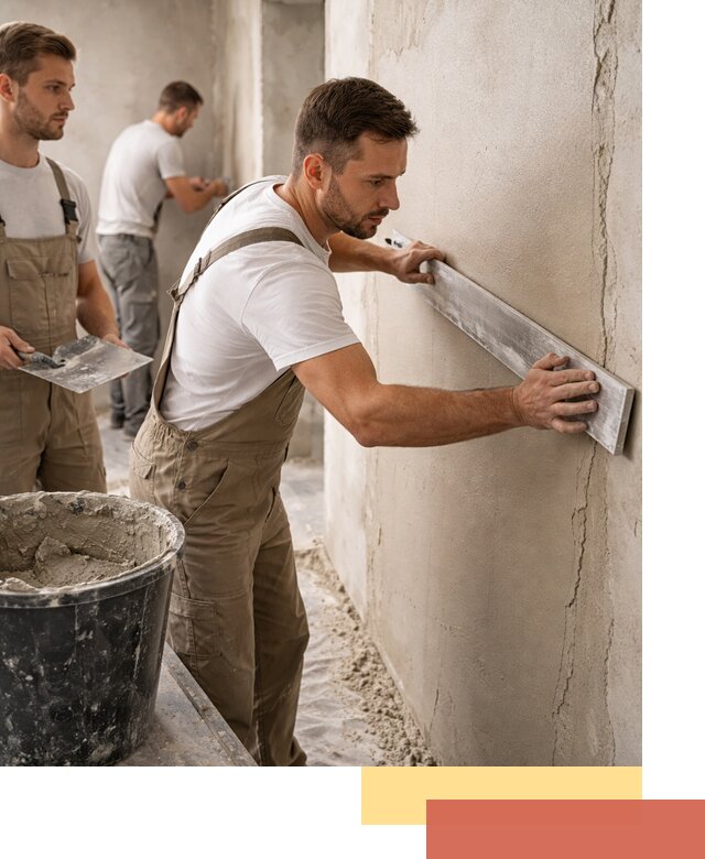 Штукатурка стен без маяков в Братске быстро и качественно