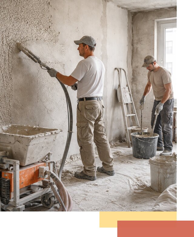 Машинная штукатурка стен в Братске — быстро и качественно