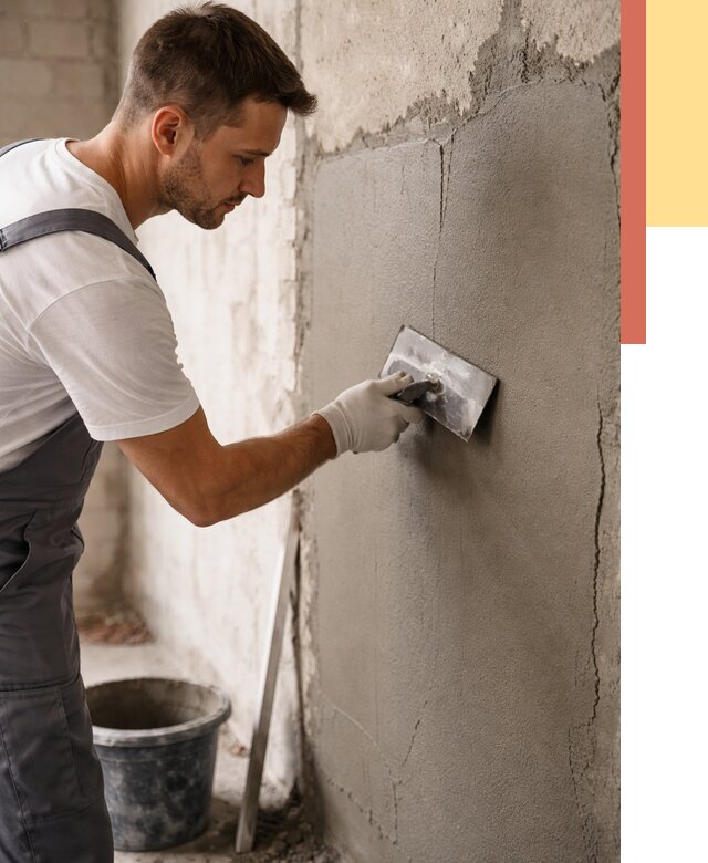 Штукатурка стен под плитку в Братске от 4286 руб./м2 — выравнивание под плитку | ОТДЕЛОЧНИК-Брт