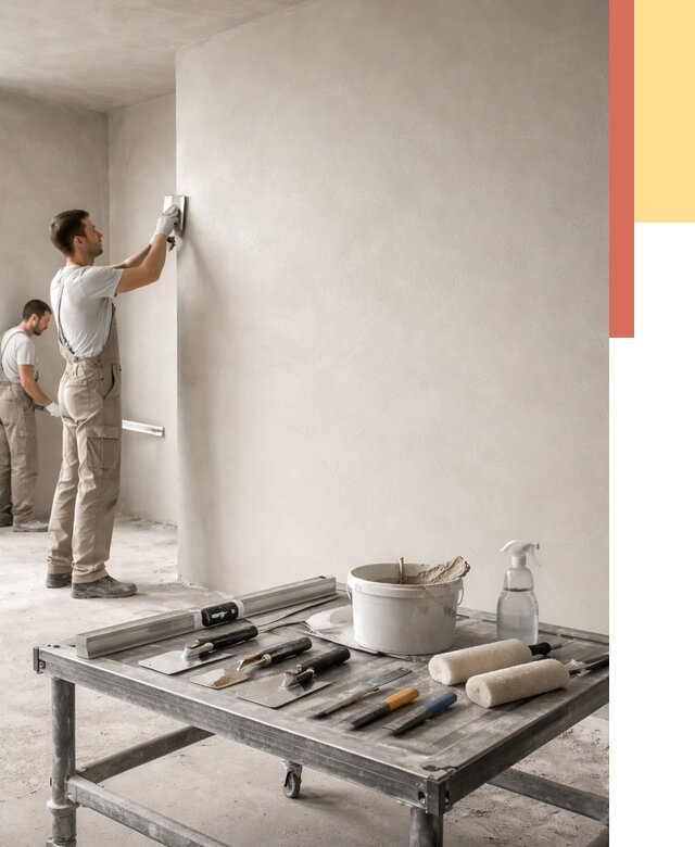 Штукатурка стен под покраску в Братске от 4592 руб./м² — качественно и недорого | ОТДЕЛОЧНИК-Брт