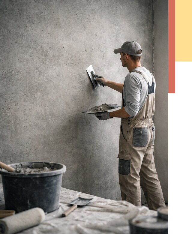 Декоративная штукатурка под бетон в Братске от 2551 руб./м² — нанесение под ключ | ОТДЕЛОЧНИК-Брт