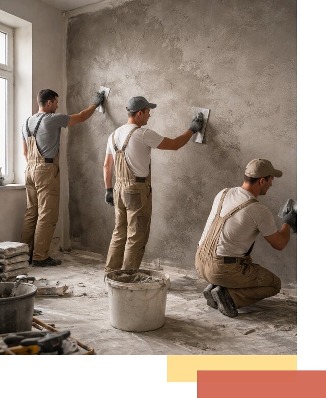 Декоративная штукатурка под бетон в Братске для стен и потолков