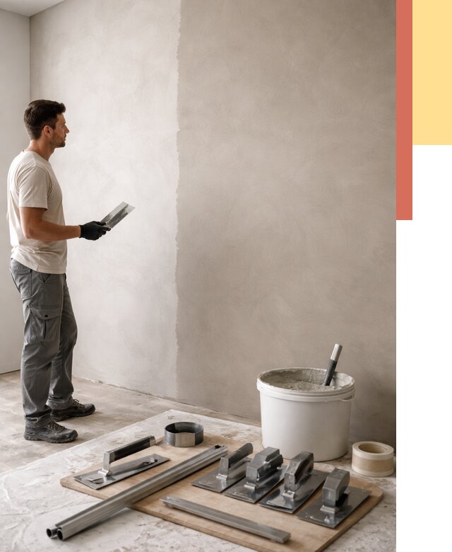 Нанесение микроцемента на стены в Братске от 3265 руб./м2 под ключ | ОТДЕЛОЧНИК-Брт