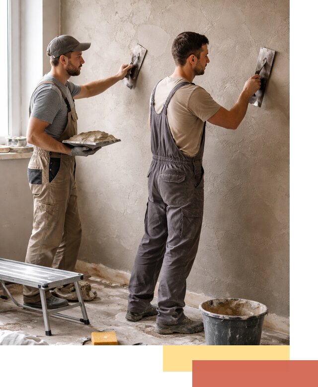 Ремонт декоративной штукатурки и восстановление фактуры в Братске