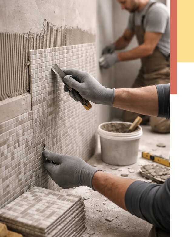 Облицовка стен мозаикой в Братске от 3265 руб/м2 — укладка мозаики на стены | ОТДЕЛОЧНИК-Брт