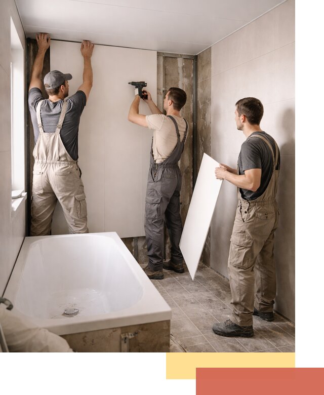 Отделка ванной панели ПВХ профессионально в Братске