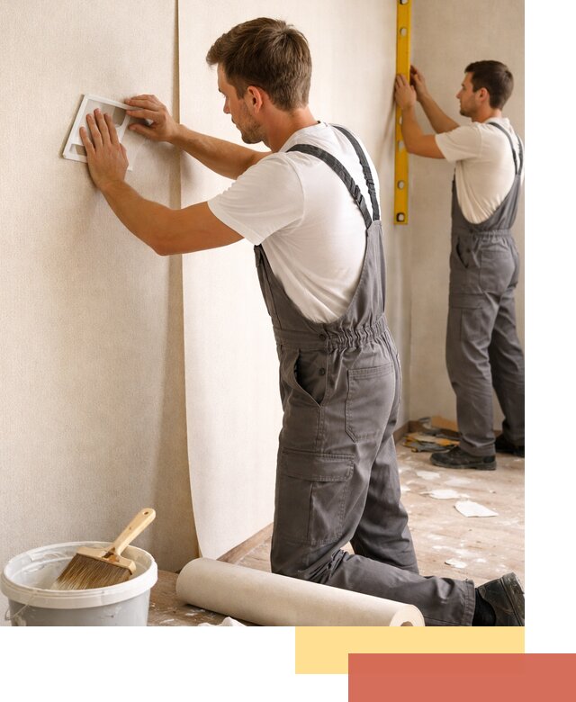 Поклейка бумажных обоев в Братске качественно и недорого