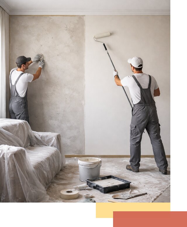 Покраска стен антивандальной краской в Братске