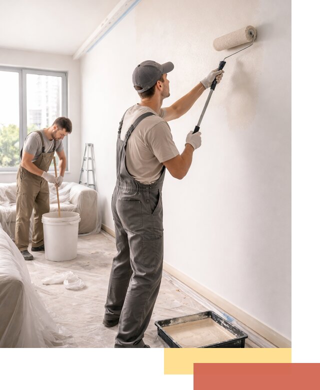 Покраска стен в офисе в Братске — быстрый и качественный ремонт