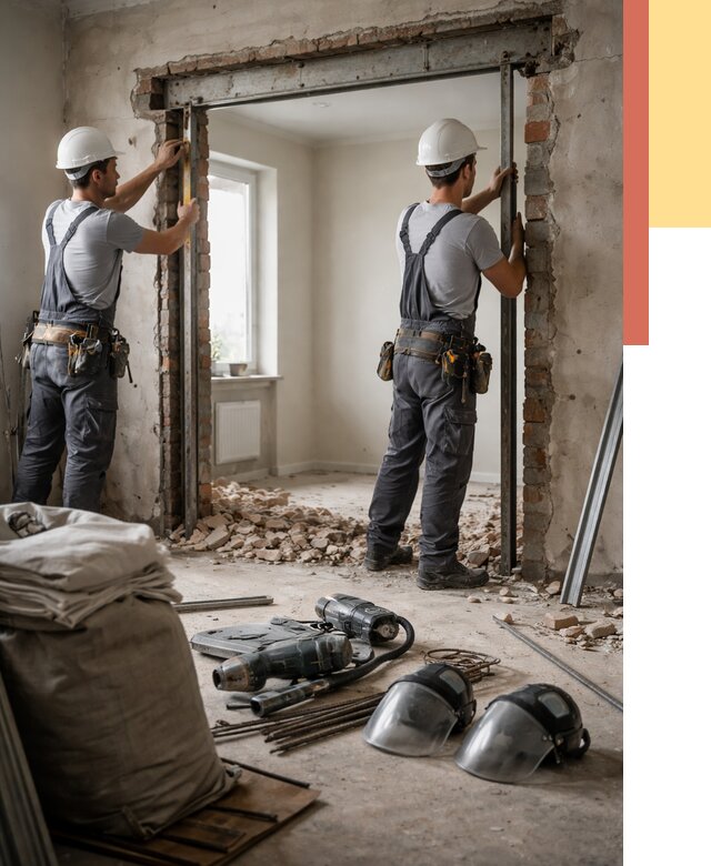 Расширение дверного проема в Братске от 12755 руб. под ключ | ОТДЕЛОЧНИК-Брт