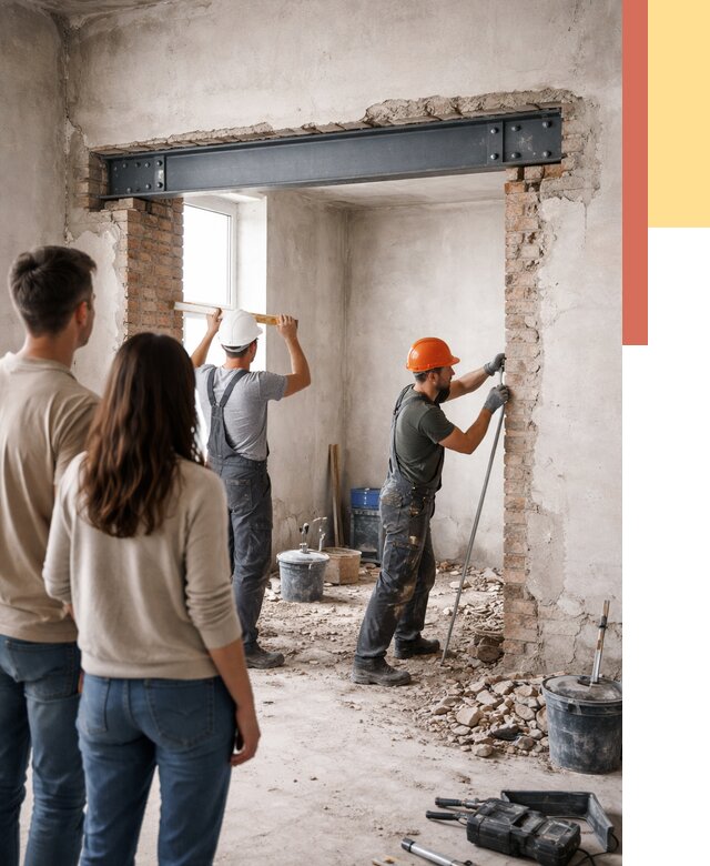 Усиление проема в стене в Братске от 9694 руб. — усиление дверного проема металлоконструкцией | ОТДЕЛОЧНИК-Брт