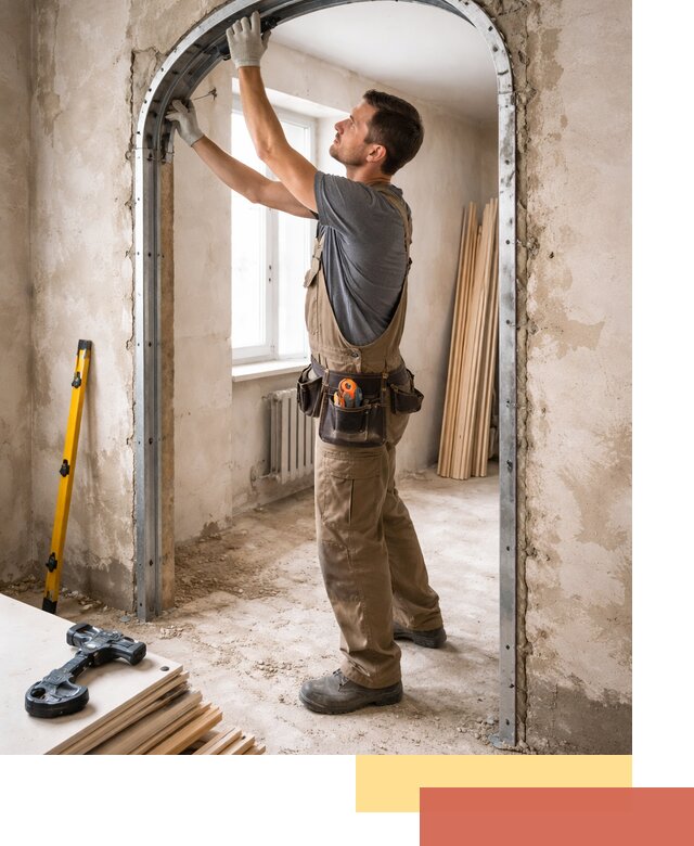 Устройство арочного проема в Братске под ключ