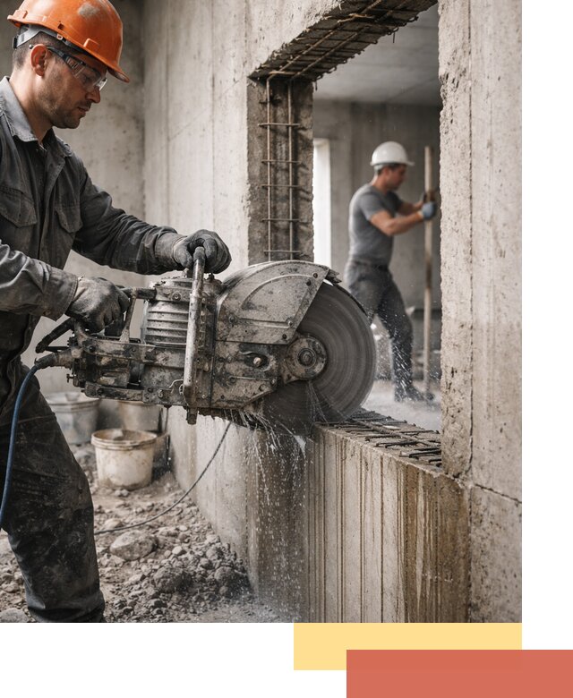 Алмазная резка проемов в Братске быстро и точно