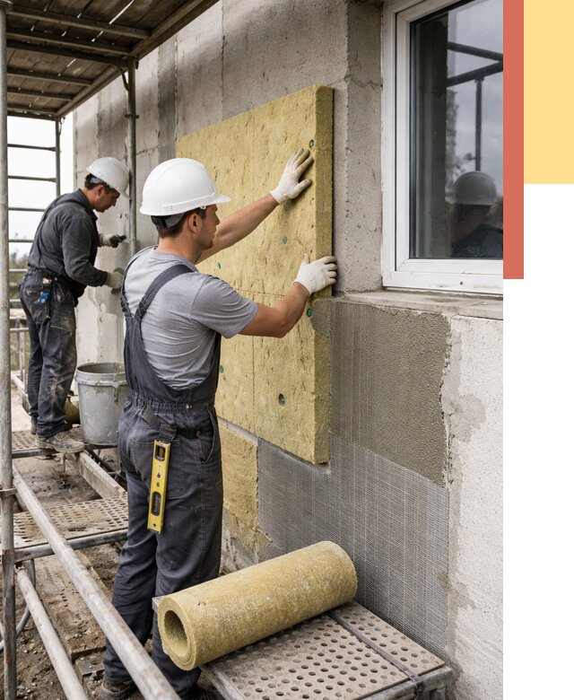 Утепление стен в Братске от 4388 руб. под ключ — быстро и недорого | ОТДЕЛОЧНИК-Брт