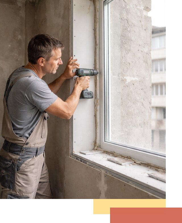 Монтаж гипсокартонных откосов в Братске под ключ