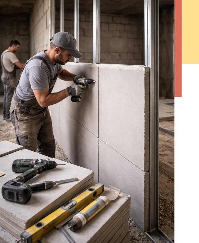 Кладка влагостойких перегородок ПГП в Братске от 1224 руб. под ключ | ОТДЕЛОЧНИК-Брт