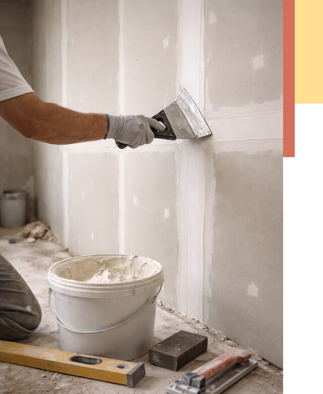 Шпаклевка перегородок из гипсокартона в Братске от 2551 руб. — услуги ОТДЕЛОЧНИК-Брт