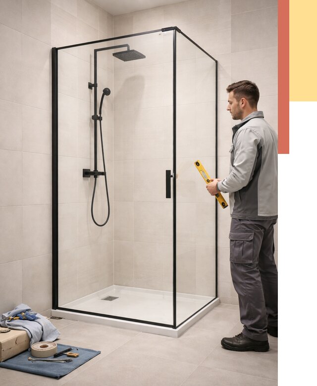 Стеклянные перегородки для душа в Братске от 12755 руб. | Монтаж под ключ — ОТДЕЛОЧНИК-Брт