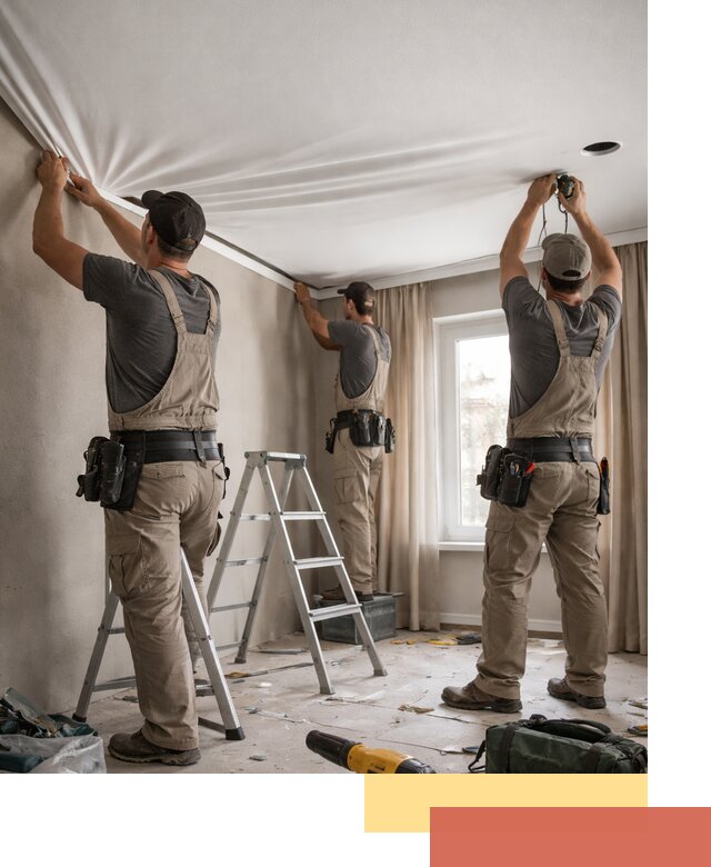 Монтаж матового натяжного потолка в Братске качественно и быстро