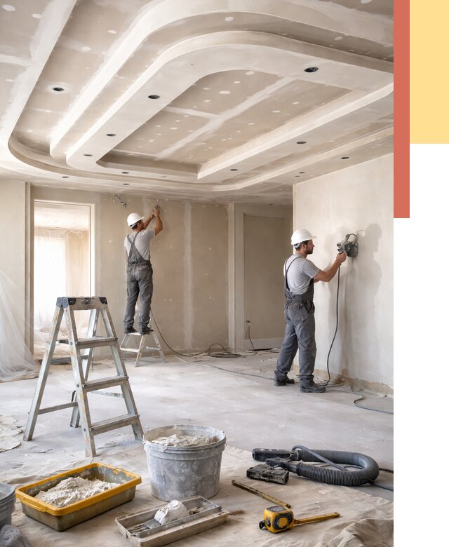 Многоуровневый потолок из гипсокартона в Братске от 765 руб. под ключ | ОТДЕЛОЧНИК-Брт