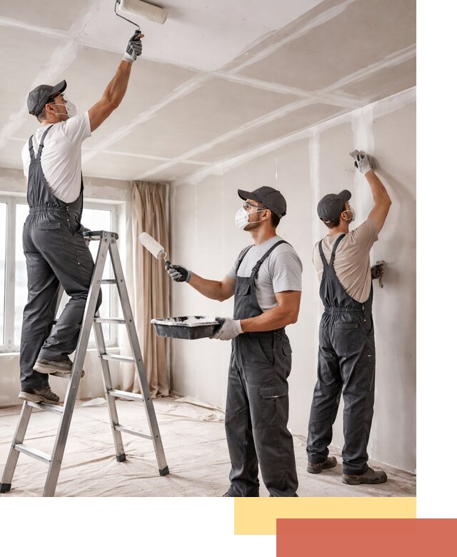 Покраска потолка из гипсокартона в Братске качественно и недорого