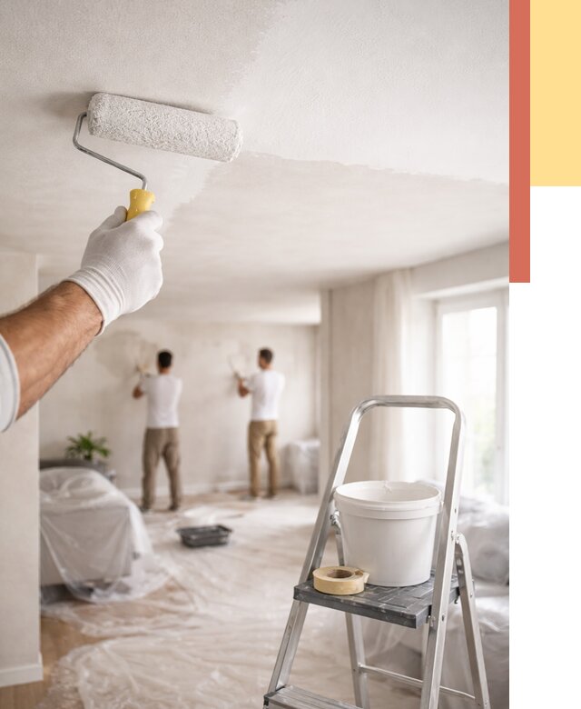 Покраска потолка акриловой краской в Братске от 2551 руб. | ОТДЕЛОЧНИК-Брт