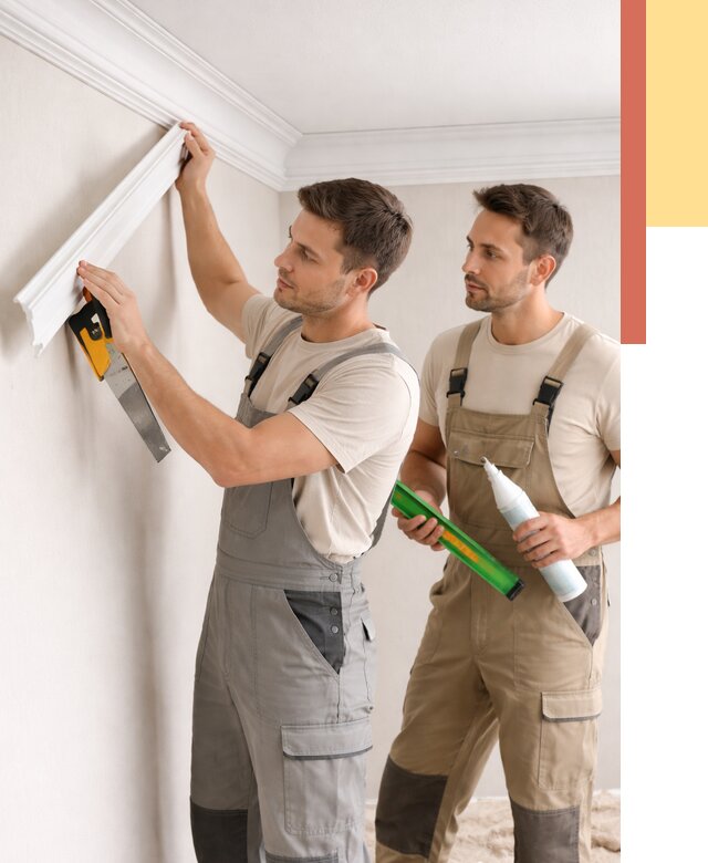 Монтаж потолочного плинтуса в Братске от 2347 руб. — быстро и недорого | ОТДЕЛОЧНИК-Брт