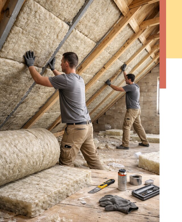 Утепление потолка минватой в Братске от 1480 руб. — быстро и недорого | ОТДЕЛОЧНИК-Брт