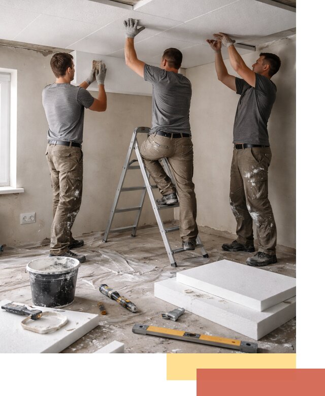 Утепление потолка пенопластом в Братске быстро и качественно