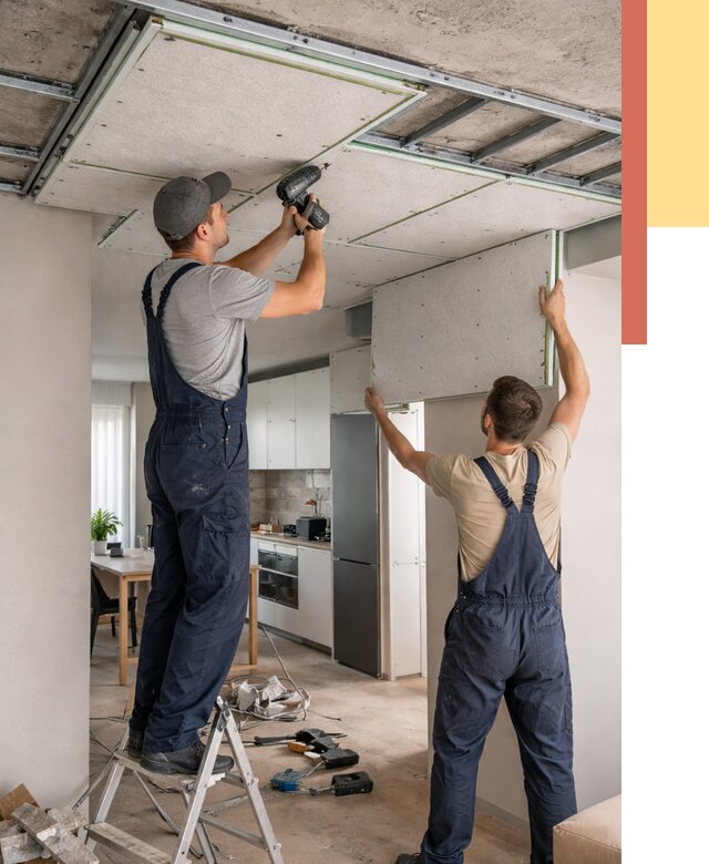 Шумоизоляция потолка панелями зипс в Братске от 1888 руб. под ключ | ОТДЕЛОЧНИК-Брт